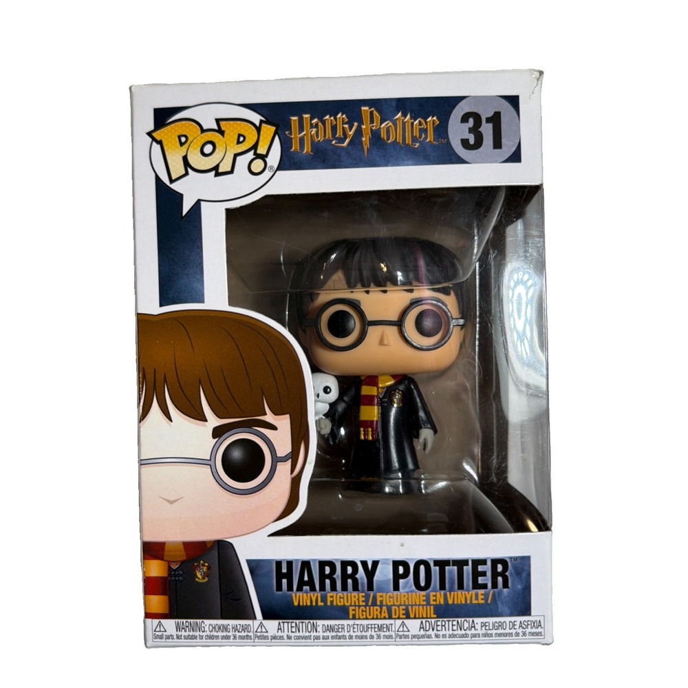 Funko Pop Harry Potter with Hedwig #31 Vinyl Figure 2024 Reissue Boxed